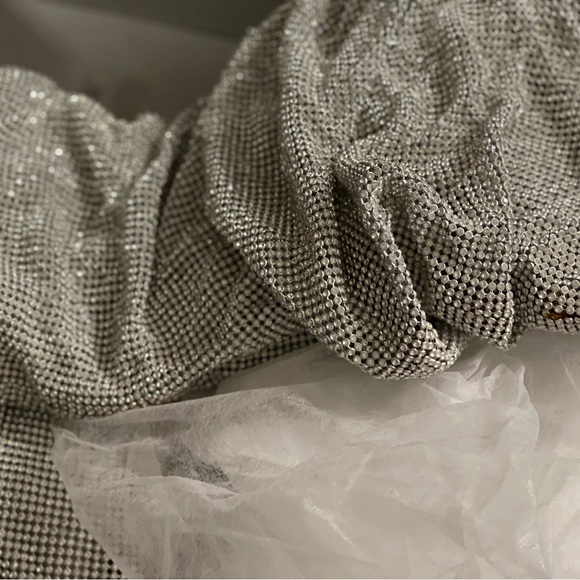 Crystal rhinestones are embellished slouch boots New with defeats - Picture 3 of 10